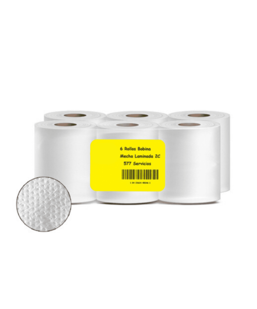 Papel seca manos doble capa laminada