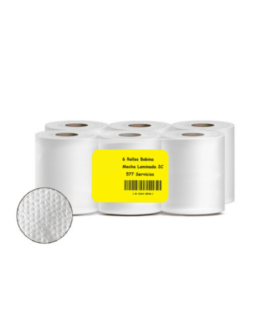 Papel seca manos doble capa laminada