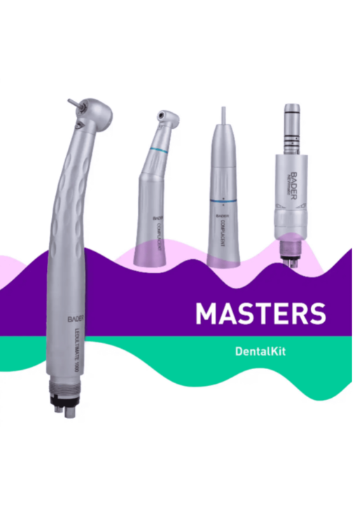 MASTERS Kit para estudiantes DENTAL (turbina, micromotor y contra ángulo)