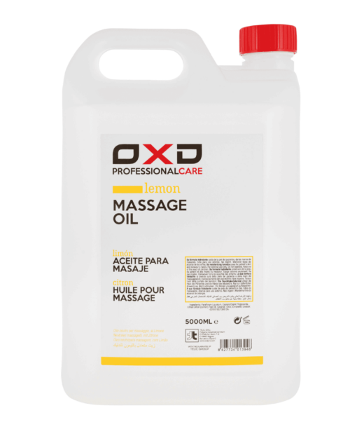 Aceite para masaje con limón OXD de 5lts + dispensador