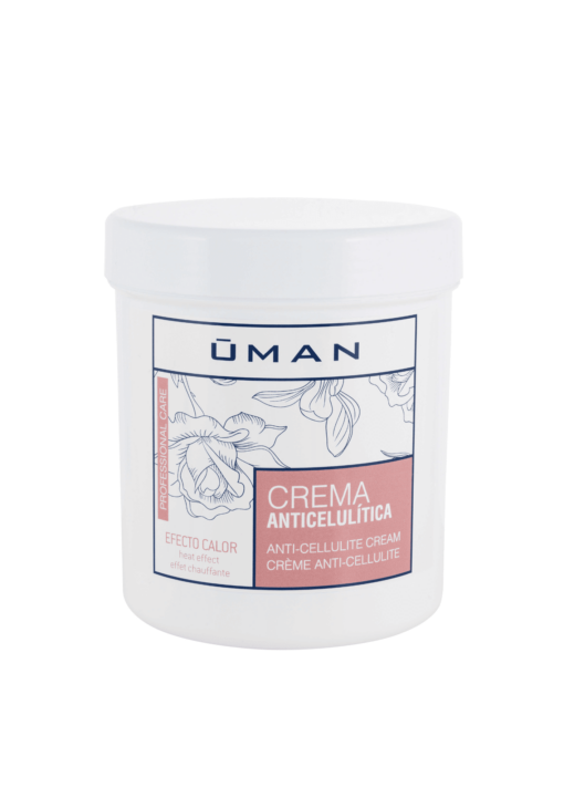 Crema anticelulítica efecto calor UMAN de 1lt