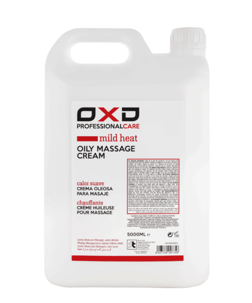 Crema oleosa para masaje calor suave OXD de 5000 ml + dispensador