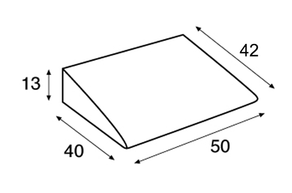 Dimensões do acessório do esticador