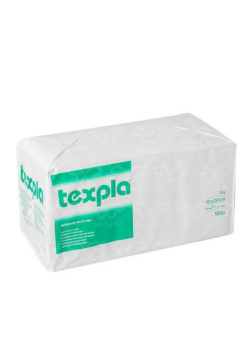 Gasas de tejido sin tejer. Apósitos para curas 10x20 4 c TEXPOL (100 unidades)