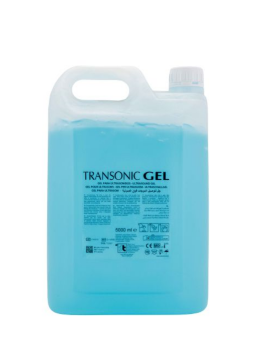 Gel de ultrasonidos azul TRANSONIC de 5lts (garrafa rígida)