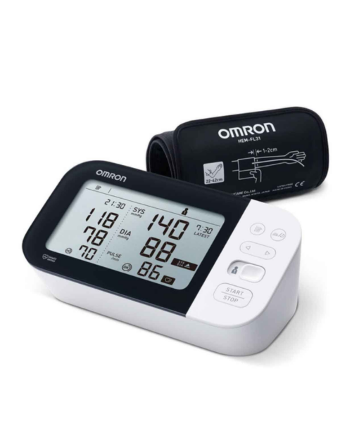 Tensiómetro con Bluetooth OMRON M7 INTELLI IT (HEM-7361T-EBK)