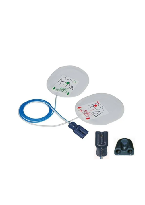 Electrodos para desfibrilador con cable (ADULTO 25kg) LESSA DEFI-PAD (compatible Philips Laerdal Medical. Agilent Philips)
