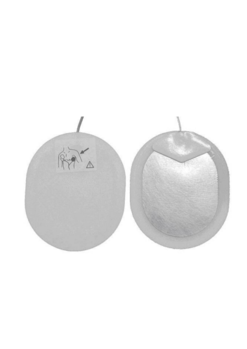 ElectrodosParches de desfibrilación con cable (para adultos 25 kg) LESSA DEFI-PAD (compatible Zoll Medical & M&B)